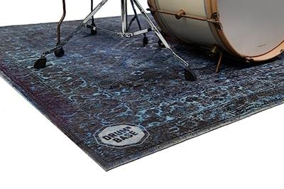 DRUMnBASE VP185-BLU Vintage Persian Blue drum/stage mat 185 x 160 cm