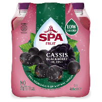 Spa fruit cassis blackberry pet (6x400ml) - thumbnail