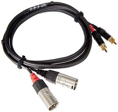 Cordial 1,5 m REAN XLR male/cinch adapterkabel