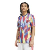 adidas Arsenal Pre-Match Trainingsshirt 2025-2026 Blauw Rood Geel - thumbnail