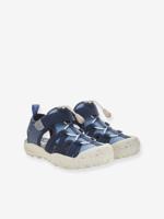 Trekkingsandalen voor meisjes met teenbescherming SALAMA FINKID blauw - thumbnail