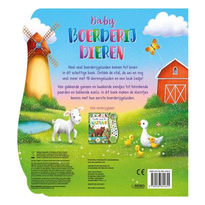 Rebo Publishers Geluidenboek baby boerderijdieren Rebo Publishers Geluidenboek baby boerderijdieren