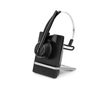 EPOS 1000998 On Ear headset Telefoon DECT Mono Zwart Noise Cancelling Microfoon uitschakelbaar (mute) - thumbnail