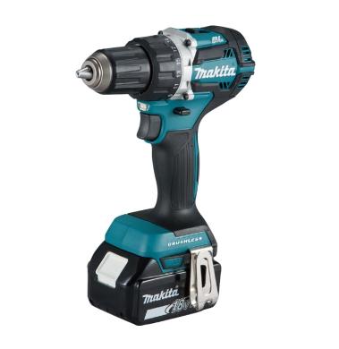 Makita DDF484RF1J 18v Boor-/schroefmachine koolborstelloos 3,0 Ah accu (1 st), snellader, Mbox