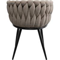 Kare Design Dean Stoel met armleuningen beige - thumbnail