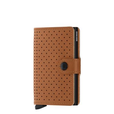 Secrid Mini Wallet Portemonnee Perforated Cognac