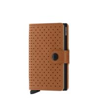 Secrid Mini Wallet Portemonnee Perforated Cognac - thumbnail