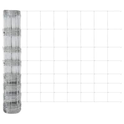 Weidehekwerk Zilver 50 x 1 m Gegalvaniseerd staal