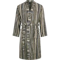 Cawö Cawo Heren Home Kimono 52 6607 kiesel - thumbnail