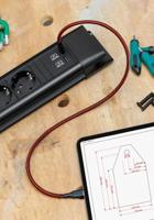 Bachmann BM005920 Stekkerdoos met schakelaar Grijs, Zwart Randaarde stekker 1 stuk(s) - thumbnail