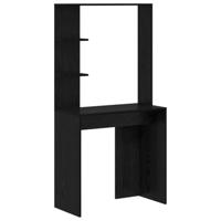 Bureau 2 pcs Zwart Eiken - thumbnail
