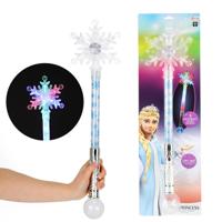 Toi-Toys Ice princess toverstaf sneeuwvlok met licht - thumbnail