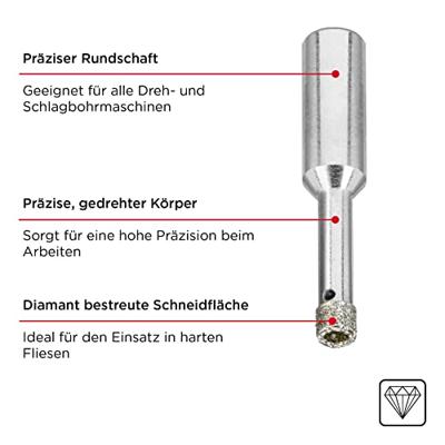 Gatenzaag diameter 6/25 mm KWB - Kwb