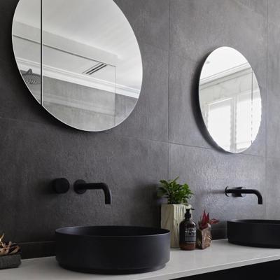 Badkamerspiegel Rond Martens & Meijer Calvo op Aluminium Frame (alle maten)