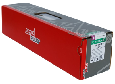 Dynaplus Houtbouwschroef Ar-Bronze Tk +Snijpu