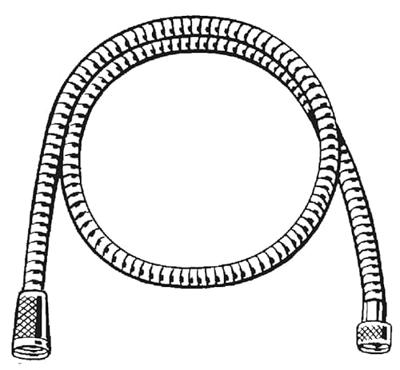 Doucheslang - GROHE - VitalioFlex - 1,5 m - Metaal - Chroom