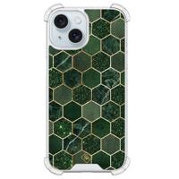 iPhone 13 shockproof hoesje - Kubus groen - thumbnail