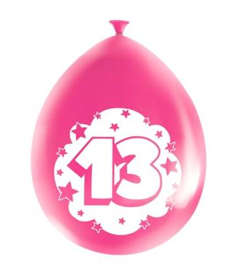 Party Ballonnen 13 Jaar (8st)