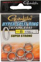 Gamakatsu Hyper Split Ring Size 08 / 116kg - thumbnail