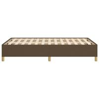Bedframe zonder matras 120x200 cm stof donkerbruin - thumbnail