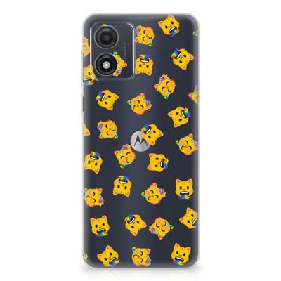 TPU bumper voor Motorola Moto E13 Katten Emojis TPU bumper voor Motorola Moto E13 Katten Emojis