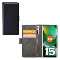 Mobilize Classic Gelly Wallet Book Case Xiaomi Redmi Note 15 5G Black - thumbnail