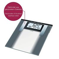 Sanitas SBG 21 Analyse-personenweegschaal Digitaal Weegbereik (max.): 180 kg Grijs, Glas - thumbnail