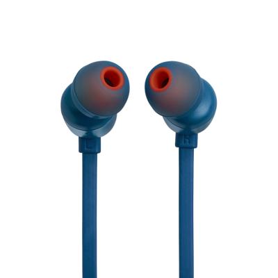 JBL Tune 310 C Bedraade in-ear oortjes met microfoon, met JBL Pure Bass Sound en een 3-knops afstandsbediening, in het blauw