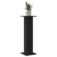 Plantenstandaard 2 pcs Zwart Eiken 30 x 30 x 95 cm Bewerkt hout - thumbnail
