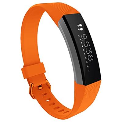 FitBit Alta HR siliconen bandje met gesp - Maat: Large - Oranje FitBit Alta HR siliconen bandje met gesp - Maat: Large - Oranje