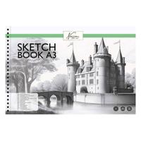 Creative Craft Group Schetsboek a3 met scheurlijn, 130grams - thumbnail