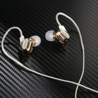 REMAX Multi-function Dual Moving Coil 3.5mm In-Ear Wired Music Earphone with Wire Control & MIC For iPad Laptop iPhone Samsung HTC Huawei Xiaom - thumbnail