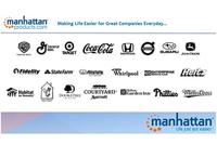 Manhattan USB-kabel USB 2.0 USB-A stekker, USB-A bus 1.80 m Zwart Vergulde steekcontacten, UL gecertificeerd 338653-CG - thumbnail