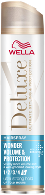 Wella Deluxe Hairspray - Wonder Volume & Protection