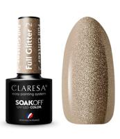 Claresa uv/led gellak 5ml full glitter 2 bronze - thumbnail