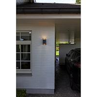 Buitenlamp zwart voordeur Lutec &apos;Ridge&apos; up down gu10 design 23 cm - thumbnail