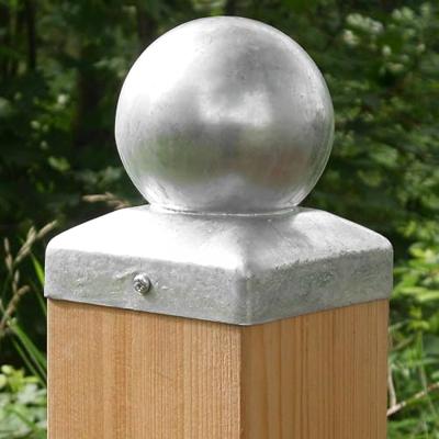 Connex Paalkapje 90X90Mm Met Kogel Vz - HV4293 Connex Paalkapje 90X90Mm Met Kogel Vz - HV4293