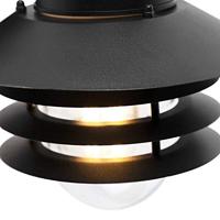 QAZQA Moderne buitenwandlamp zwart IP44 - Prato Down - thumbnail