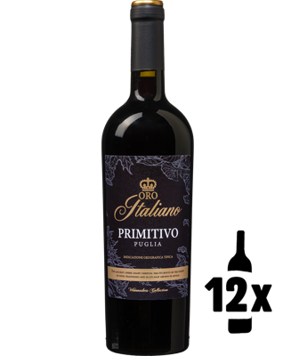 12 flessen Oro Italiano Primitivo Voordeelpakket