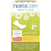 Natracare Panty Liners Curved Inlegkruisjes - plasticvrij - thumbnail