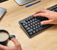 Trust Ody II toetsenbord Kantoor RF Draadloos QWERTY Amerikaans Engels Zwart - thumbnail