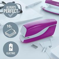 Nietmachine Leitz NeXXt WOW contactloos elektrisch 10 vel paars - thumbnail