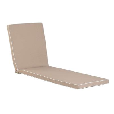 Ligstoelkussen Home ESPRIT Wit Beige Tuin 190 x 60 x 5 cm