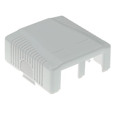 ACT FA6004 Modulair opbouwdoos shielded 2-voudig CAT6
