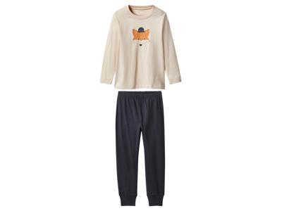 lupilu Kinderpyjama (Beige/donkerblauw, 98/104)