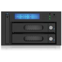 RAIDON iR2623-S3 interne RAID systeem voor 1x6,35 cm 2,5 inch en 2x8,89 cm 3,5 inch SATA drivers via software SATA III of RS232 - thumbnail