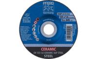 PFERD TOOLS EH 125-1,6 CERAMIC SGP STEEL 61300125 Doorslijpschijf gebogen 125 mm 25 stuk(s) Staal - thumbnail