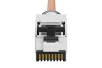 Digitus RJ45 Netwerk Adapter CAT 6A [1x Snijklem connector - 1x RJ45-stekker] Zwart - thumbnail