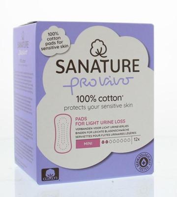 Sanature Pro vivo incontieverband ultradun mini katoen 12 Stuks