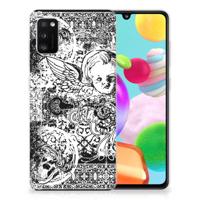 Silicone Back Case Samsung Galaxy A41 Skulls Angel - thumbnail